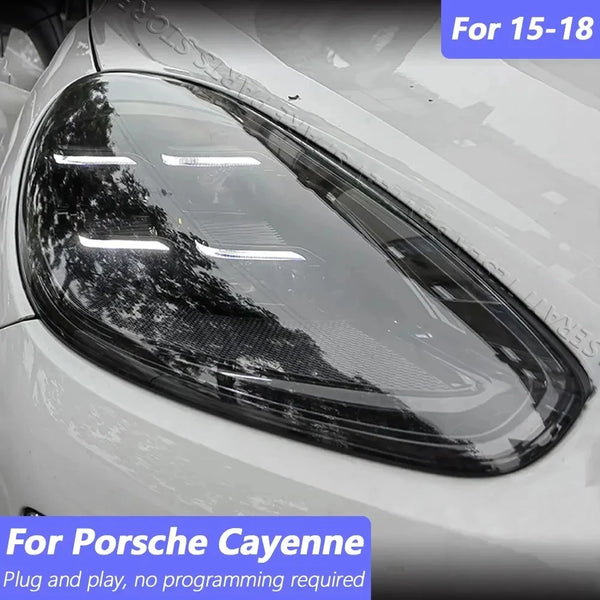 For Porsche Cayenne Headlights 958.1 958.2 2011-2018 Upgrade to 2024 Front Head Lights Car Lamp Accessory
