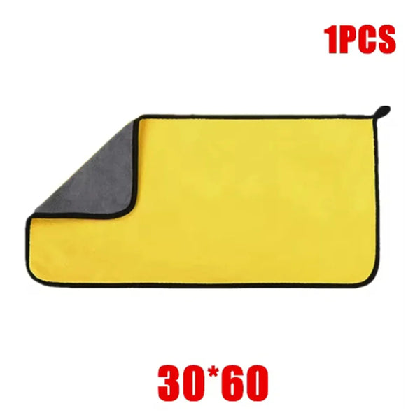 1/2/5 pcs ultra-fine fiber cleaning towels car cleaning cloth professional details car drying and washing towel accessories