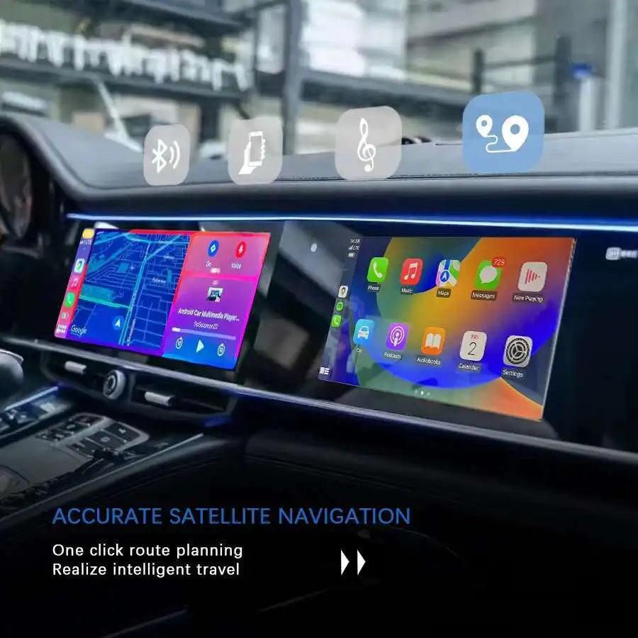 12.3inch + 11.4inch Android Multimedia Video Player For Porsche Panamera 970 Upgraded Interactive Dual Screen Carplay Navigation