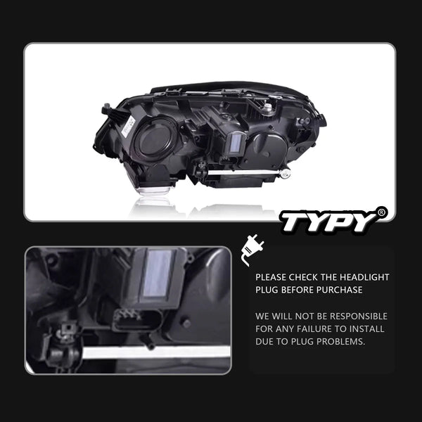 TYPY Car Headlights For Benz E-Class W212 2010-2016 LED Car Lamps Daytime Running Lights Dynamic Turn Signals Car Accessories