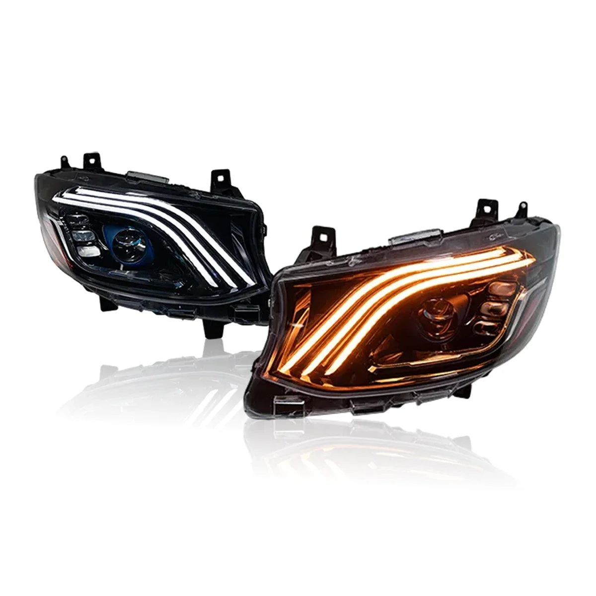 TYPY Car Lights For Benz Sprinter Headlights 2018-2023 LED Projetor head Lamp Daytime Running Light Automotive Accessories