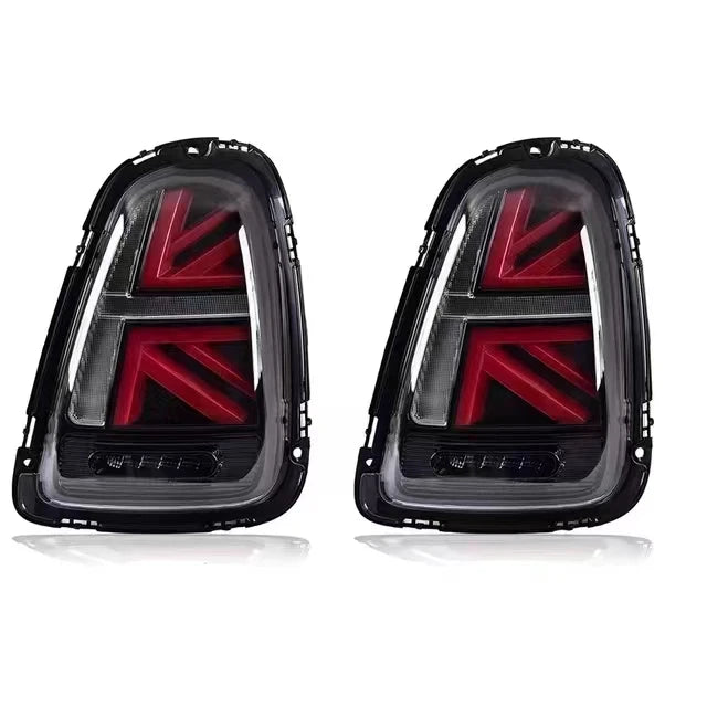 Union Jack Led Tail lights Assembly For BMW Mini Cooper R56 R57 R58 R59 2007-2013 Rear Lamp DRL Fog Taillights Plug and Play