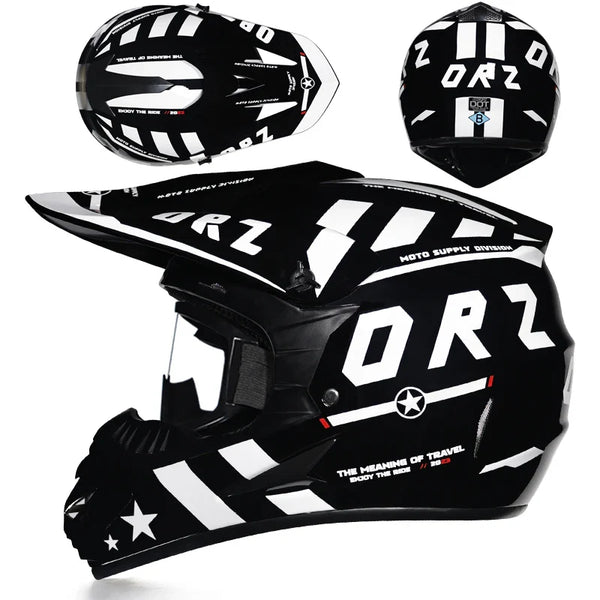 Lionstar Professional Unisex ABS Certified Motocross Helmet