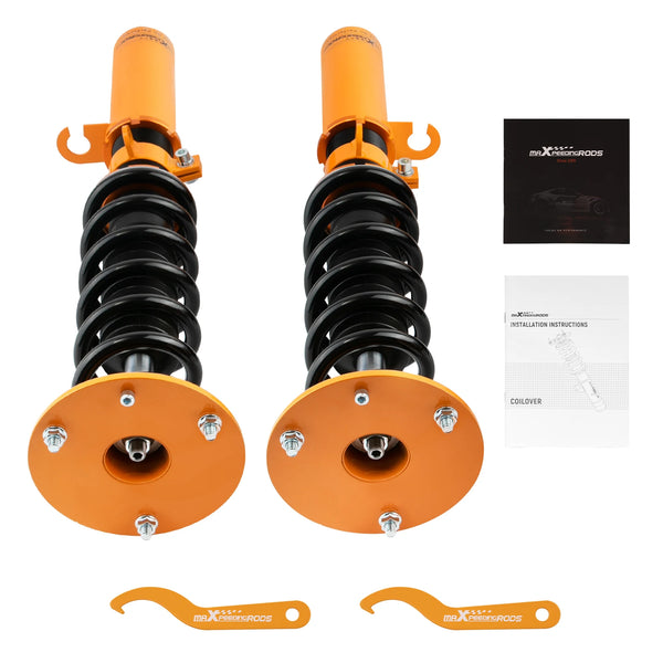 2x Front Coilover Lowering Kit for BMW X5 E53 00-06 Adjustable Height Struts