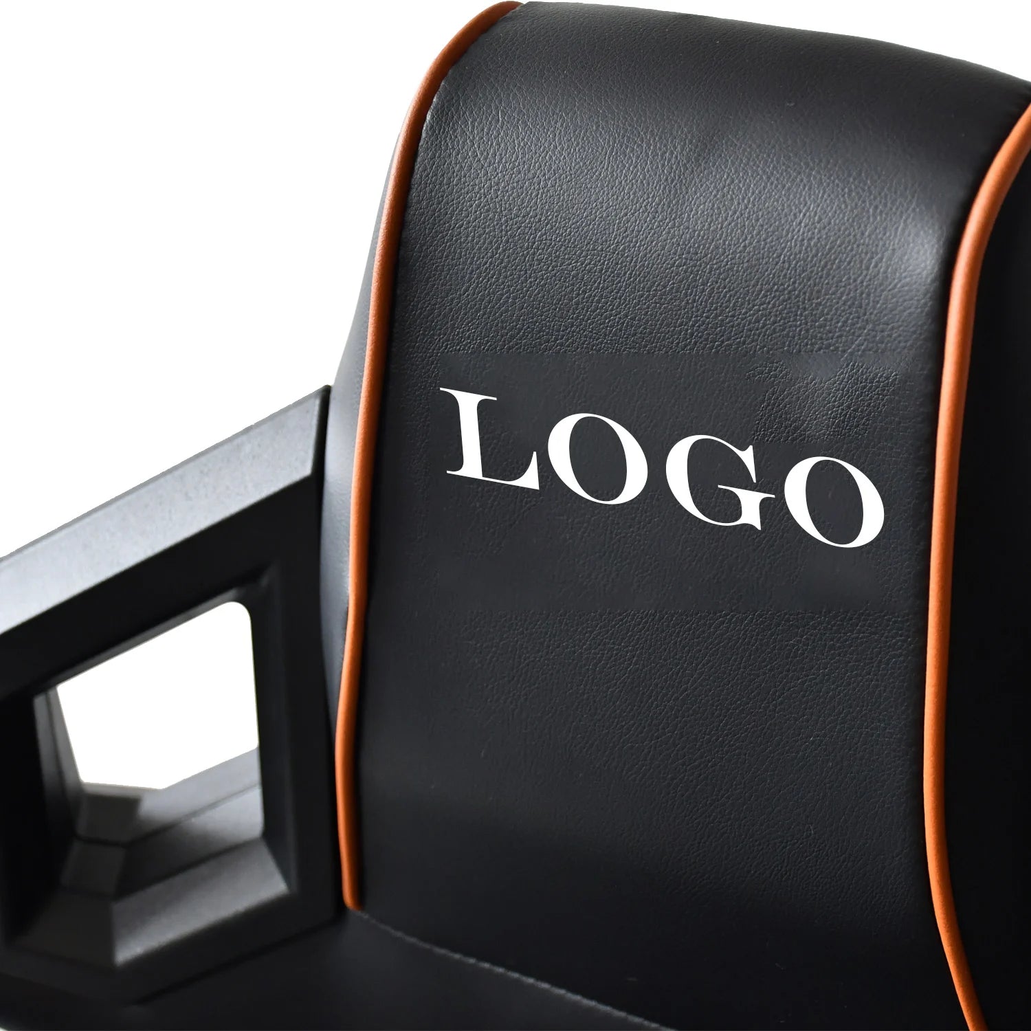 Tiypeor Double Slide Modified Car PVC Leather Race Seats Reclining Universal Racing Seat