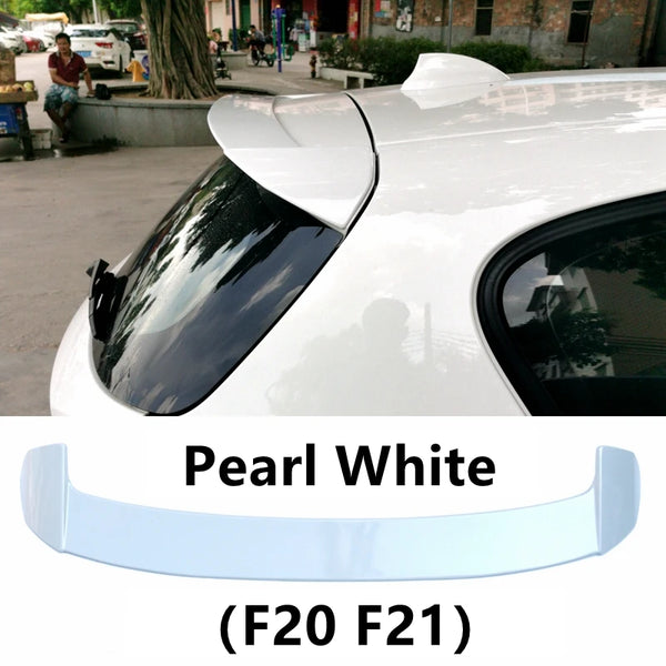 For Bmw F20 F21 1 Series 1ER Hatchback 120i 118i 116i Roof Spoiler 2012 to 2019 year Rear Roof Wing By Carbon Fiber Glossy