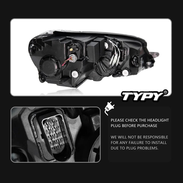 TYPY New LED Head Lamp Upgrade Modified For VW Golf 7 Golf 7.5 MK7 Headlights 2013-2020Dynamic Signal Head Lamp Auto Accessories