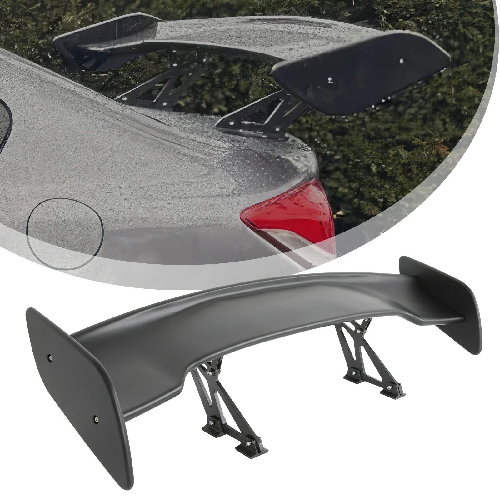 Universal GT Style Rear Spoiler Wing Tail Air Dam For 99% Sedan Body Kit Decoration Racing Car Tuning Accessories