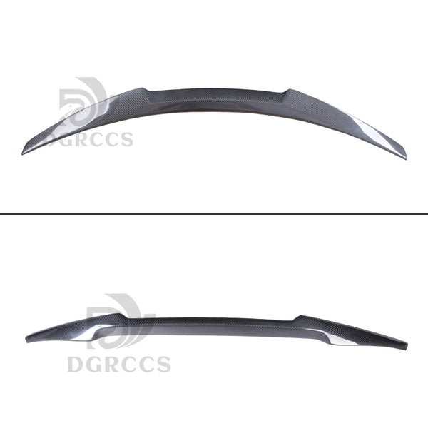 For BMW 3 Series G20 G28&M3 G80 M4 Style Carbon fiber Rear Spoiler Trunk wing 2018-2025 Carbon fiber Glossy black