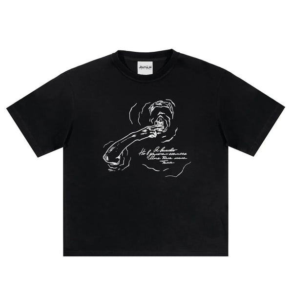 Smoke Oversized T Shirt