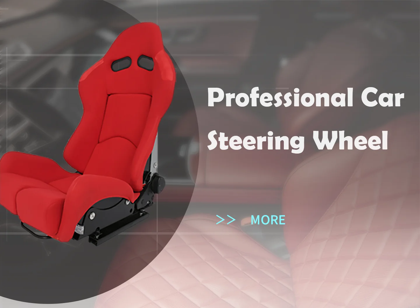 Car Seat Eco-friendly Carbon Fiber PVC Car Seat For Adults Customizable Double Sliding Buckle Universal Seat