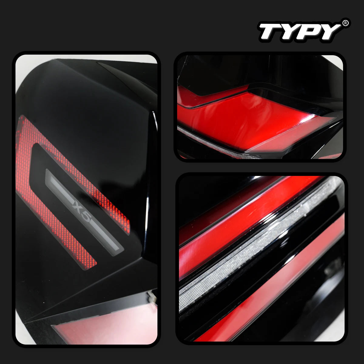 TYPY Car Light For BMW X5 E70 Taillights 2007-2013 LED Car Lamps Daytime Running Lights Dynamic Turn Signals Auto Accessories