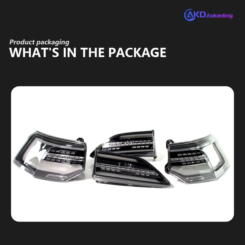 AKD Car Styling Tail Lamp for Golf 8 Tail Lights 2020-2021 Golf 8 LED Tail Light Golf MK8 Rear Stop DRL Brake Auto Accessories