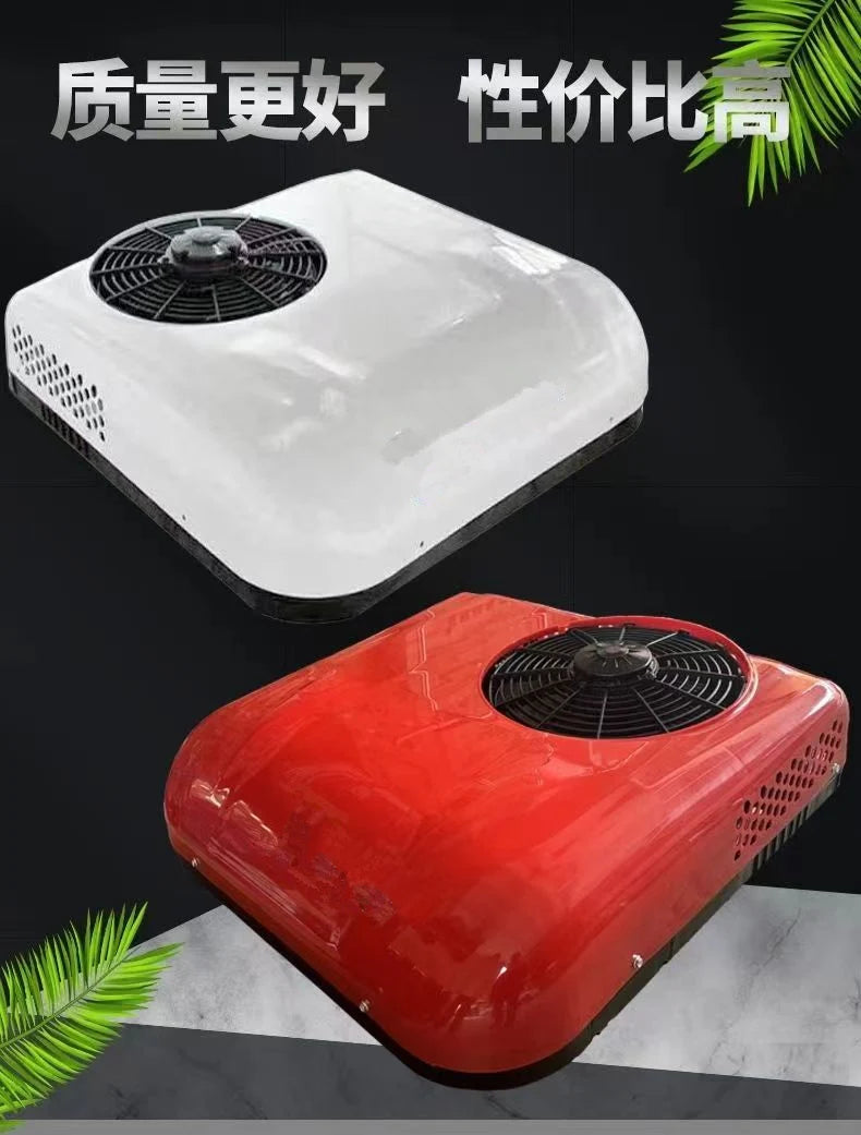12V24V Car Electric Air Conditioning Unit, Roof And Cabin Parking Air Conditioning Truck Air Conditioning