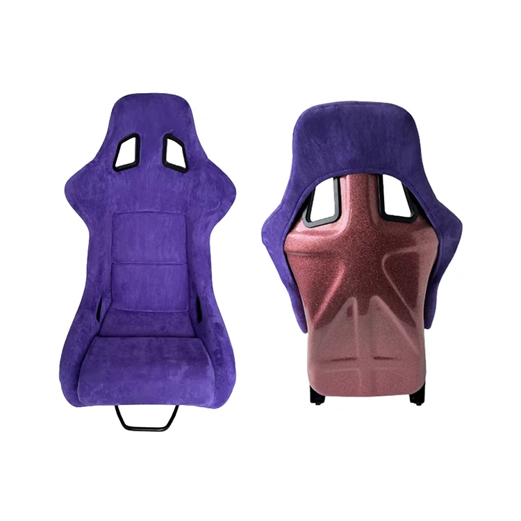 Car Seat Eco-friendly Carbon Fiber PVC Car Seat For Adults Customizable Double Sliding Buckle Universal Seat