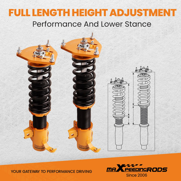 24 Damping Levels Street Coilovers Suspension For Toyota 86 2012-2020 Subaru BRZ Shock Spring Strut
