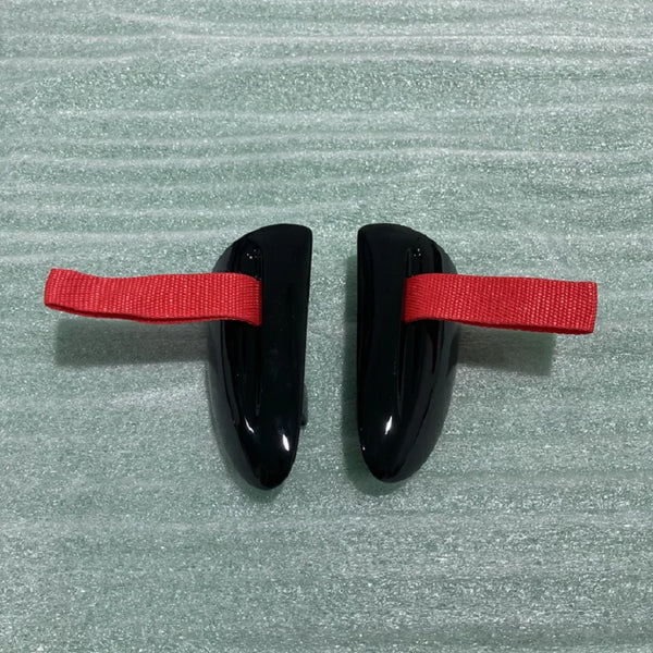SMS GT3 GT4 RS STYLE Gloss Black FRP DOOR PULL HANDLES In RED FOR PORSCHE 987 BOXSTER CAYMAN 997 911