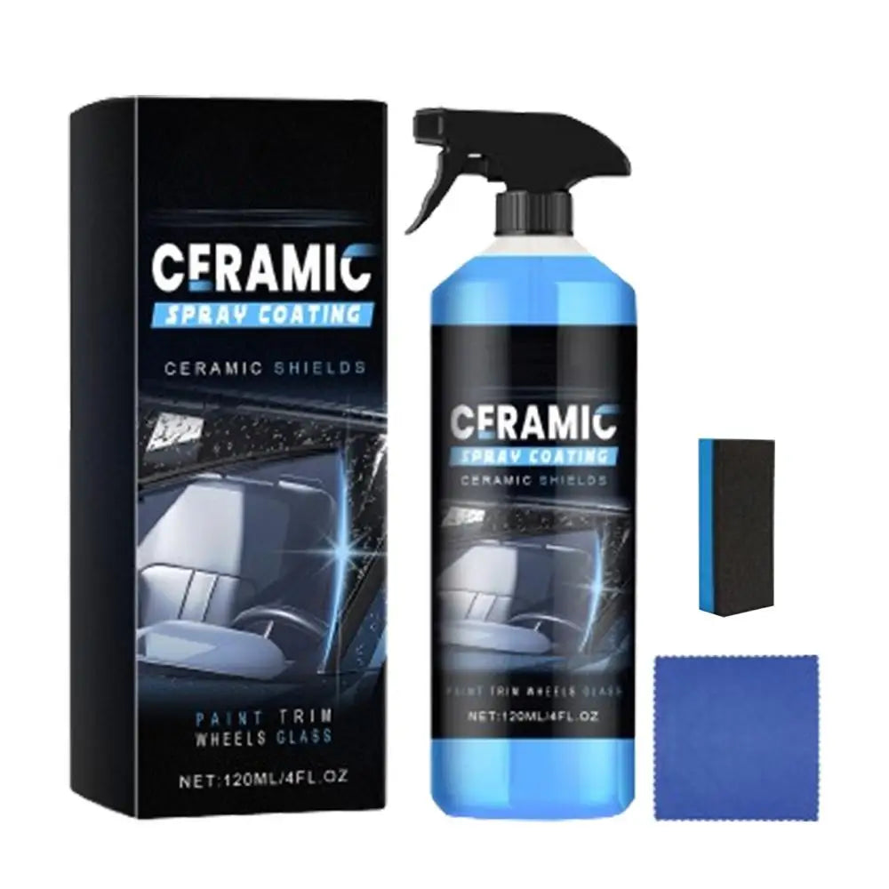 120ml Glass Cleaner Spray Car Nano Coating Agent Coating Liquid Hydrophobic Anti-Scratches Car Wax Coating Car Polishing Coating
