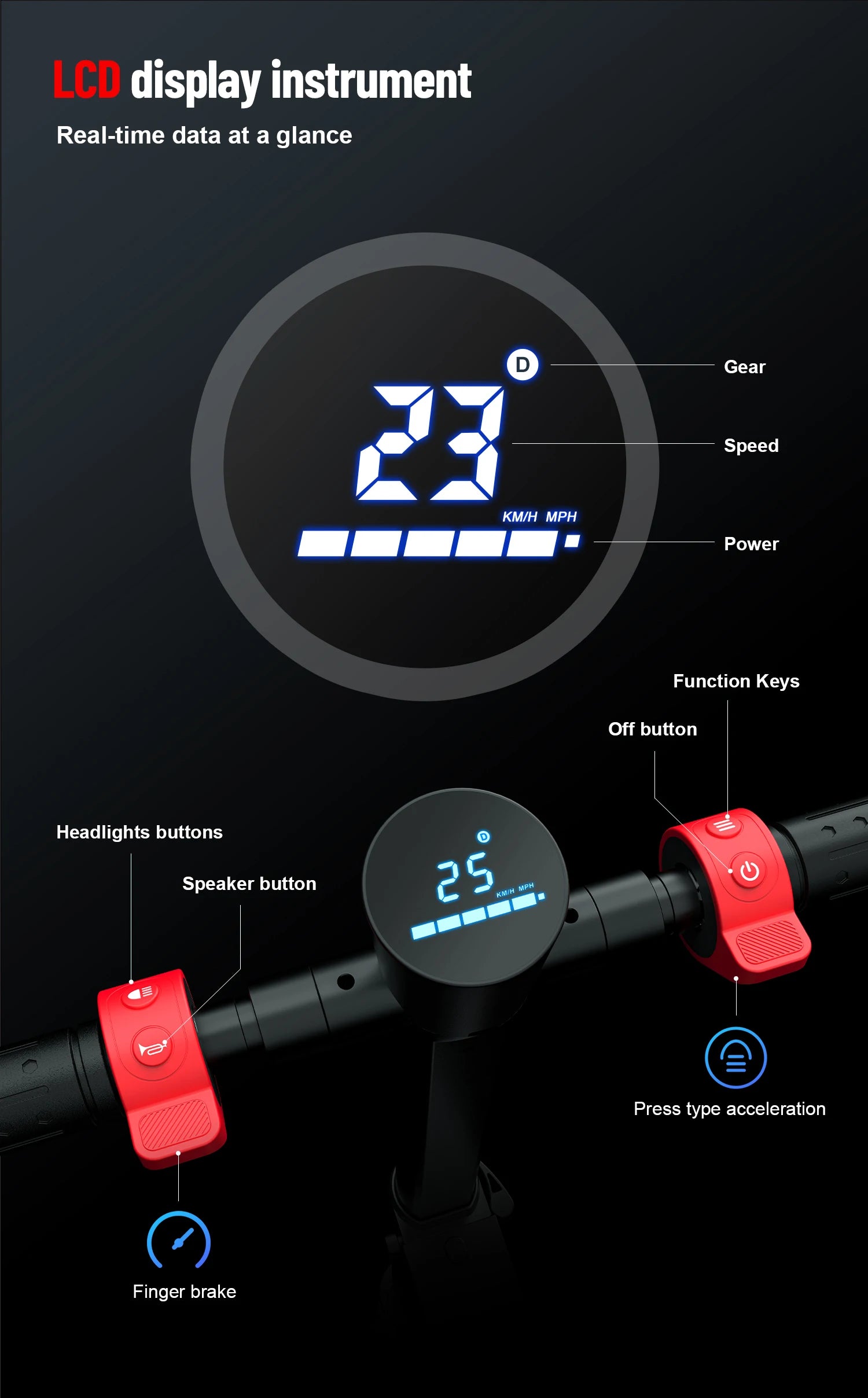 HUANCI X6 Electric Scooter Foldable 7.5A 350W 25KM/H Electric Scooters 36V e scooter 5.5 Inch Electric Scooter for Adults