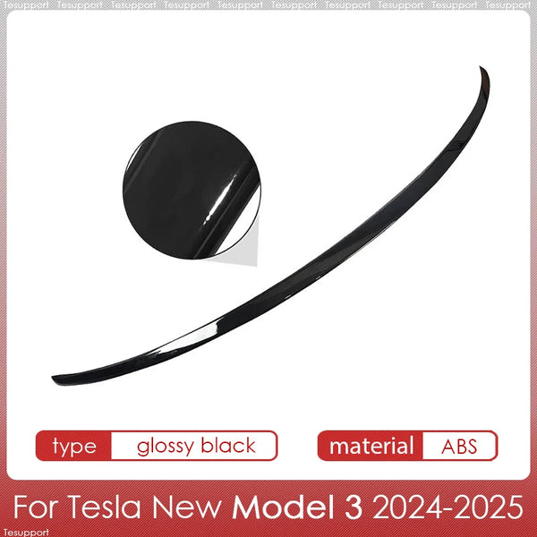 For Tesla Spoiler Model Y Juniper 2025 Accessories Spoilers Wings for Tesla Model 3 Highland 2025 3/Y 2017-2025 ABS Material