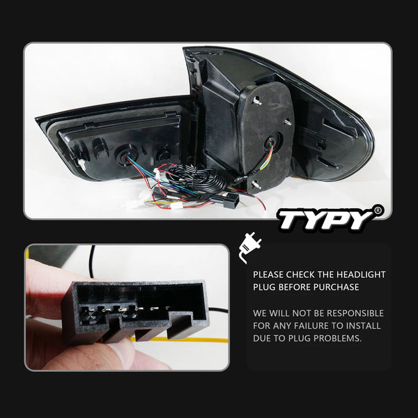 TYPY Car Light For BMW X5 E70 Taillights 2007-2013 LED Car Lamps Daytime Running Lights Dynamic Turn Signals Auto Accessories