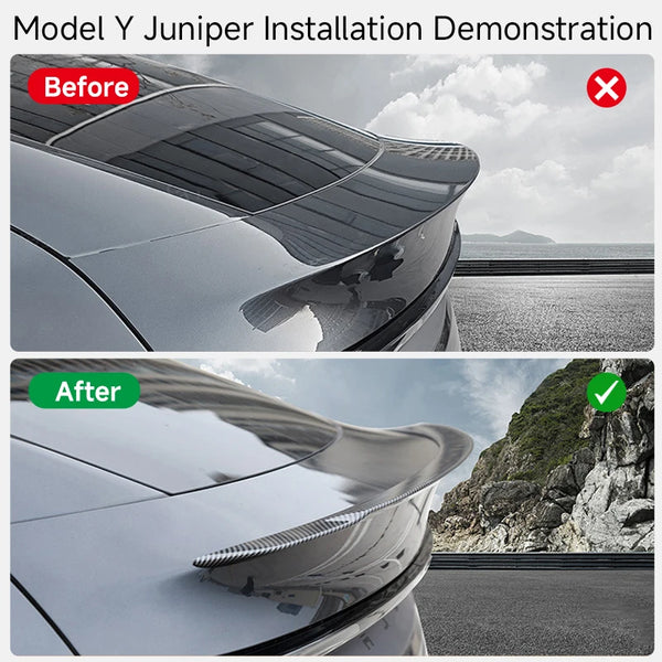For Tesla Spoiler Model Y Juniper 2025 Accessories Spoilers Wings for Tesla Model 3 Highland 2025 3/Y 2017-2025 ABS Material