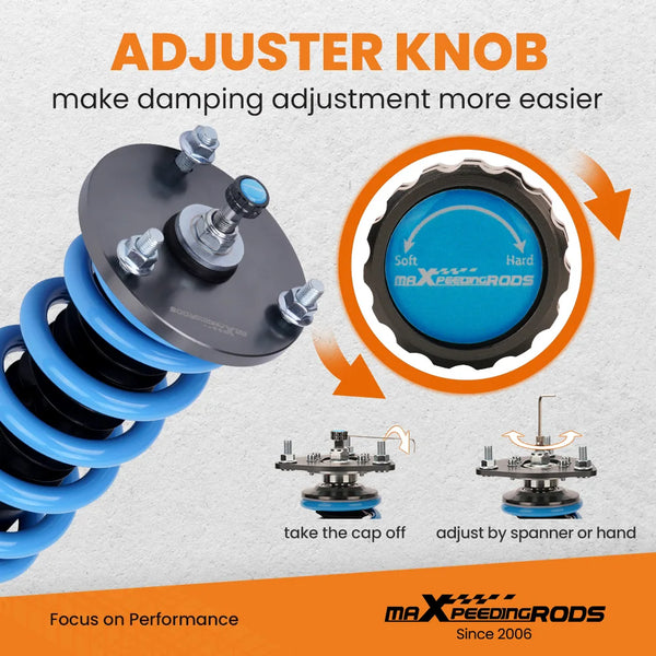 Coilovers for Lexus IS250/IS350 RWD 2006-2013 for Lexus GS300/GS350 2008-2014 24 Ways Damper Adjustable Coilovers Suspension Kit