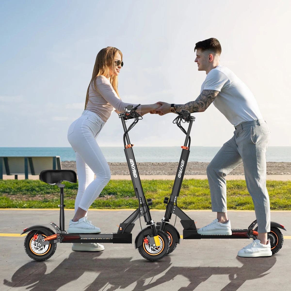 IENYRID M4 Pro S+Electric Scooter 800W Motor 48V 12.5AH Battery 10"Tire Escooter 45km/h Max 40-50KM Range Disc Brake LCD Display