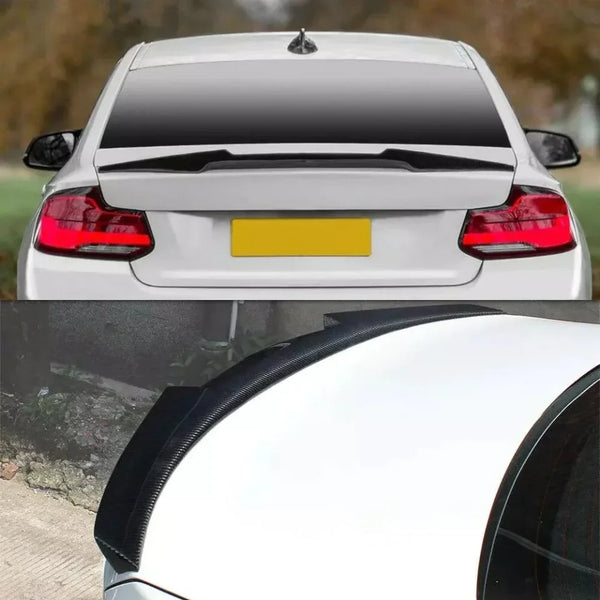 XVIP Fiber M4 Style Car Rear Trunk Spoiler Wing Lip For BMW 2 Series F22 F87 2014-20 M2 Gloss Spoiler Accessories Exterior Wings
