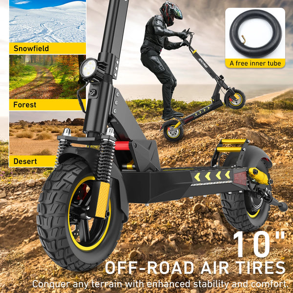 IENYRID M4 Pro S+Electric Scooter 800W Motor 48V 12.5AH Battery 10"Tire Escooter 45km/h Max 40-50KM Range Disc Brake LCD Display