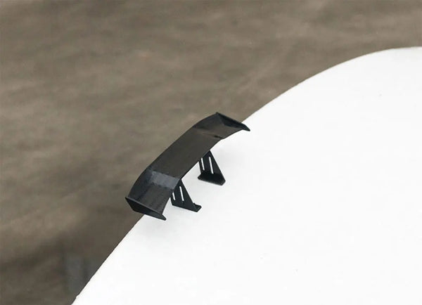Carbon Look Car Rear Spoiler Mini Wings Small Model Decoration ABS Auto Accessories Black Blue Red White Grey Winglet