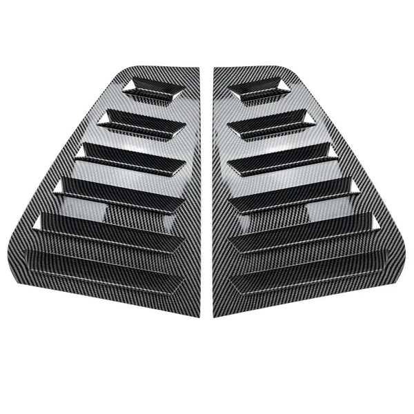 For VW Golf 5 Golf 6 Golf 7 MK5 MK6 MK7 MK7.5 2003-2020 Rear Side Window Trim Spoiler 1Pair Window Shutter Cover Louver Air Vent