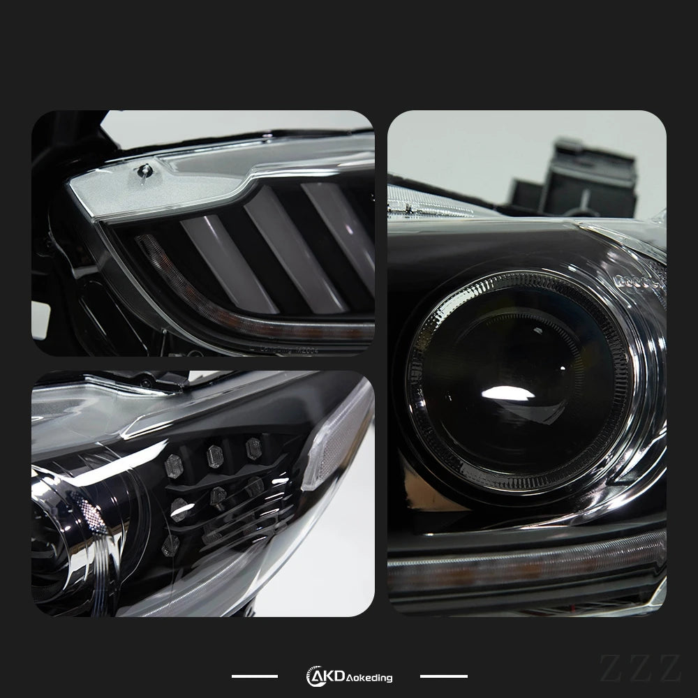AKD Car Styling for Mazda 6 Headlights 2015 Mazda6 Atenza LED Headlight Mustan Design DRL Bi Xenon Lens High Low Beam Parking