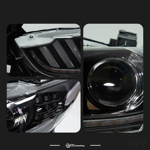AKD Car Styling for Mazda 6 Headlights 2015 Mazda6 Atenza LED Headlight Mustan Design DRL Bi Xenon Lens High Low Beam Parking