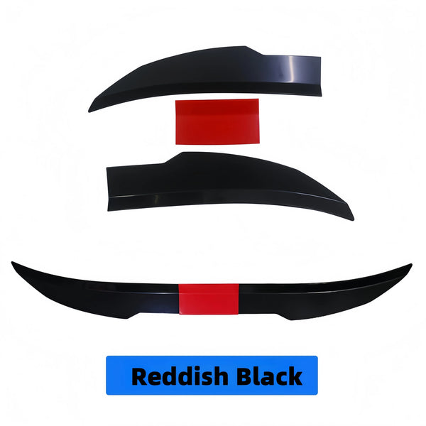 3Pcs Universal Trunk Tail Rear Wing Spoiler 115-125Cm For BMW For Tesla For Audi Toyota Honda KIA Hyundai Car Accessories