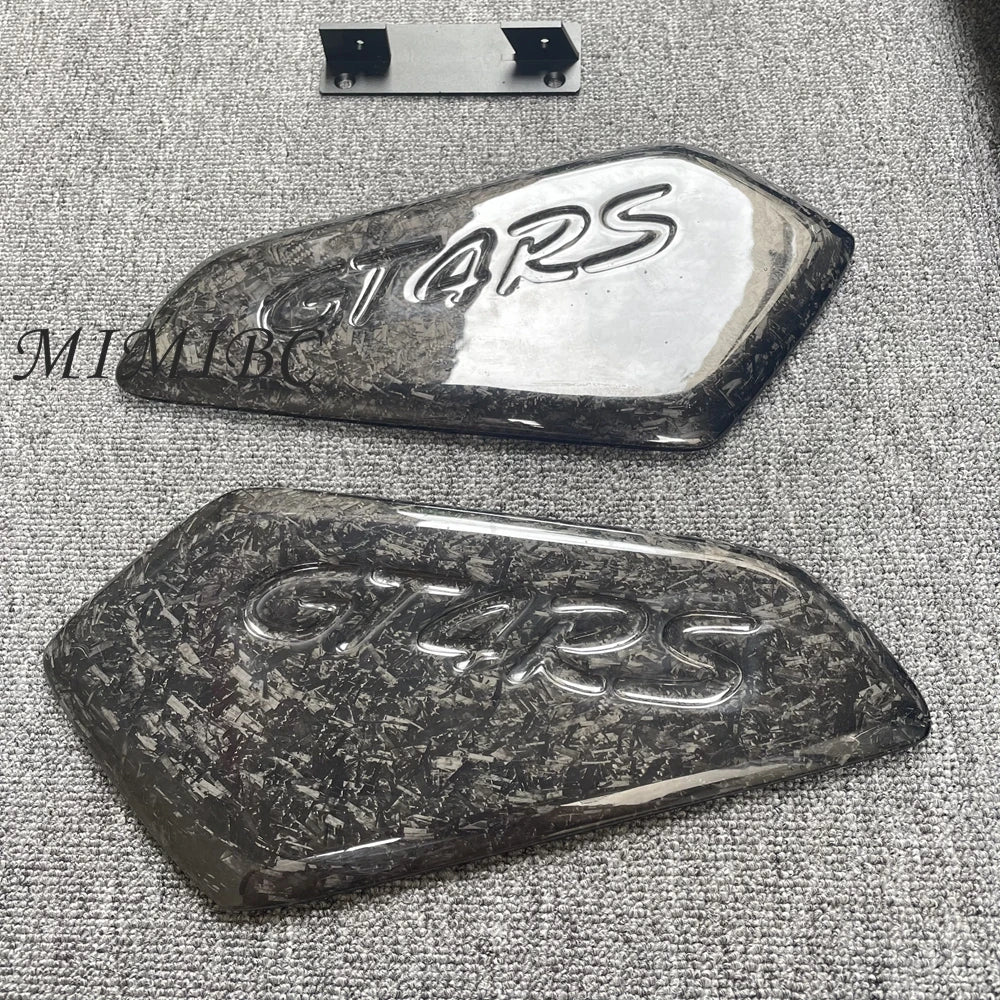 FOR Porsche Cayman 718 981 Boxster GT4 RS Style Car External Decoration Rear Trunk Wing Carbon Fiber Rear Spoiler Tail Wings