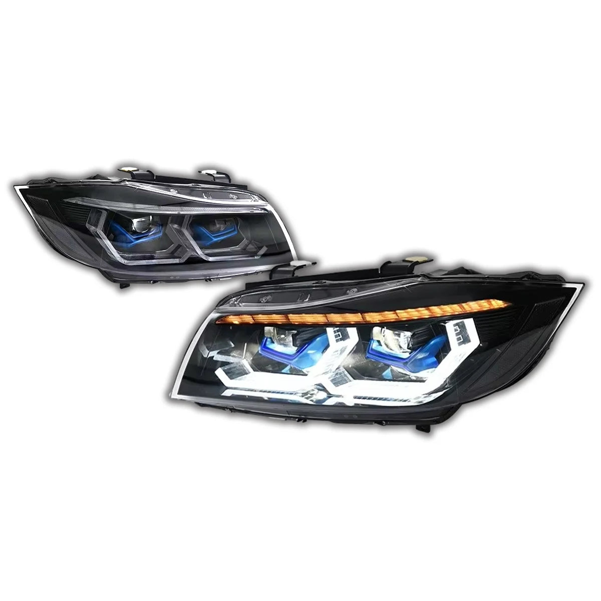TYPY Car Lights For BMW 3 Series 2005-2012 E90 RGB Headlight LED Projetor head Lamp Daytime Running Light Automotive Accessories