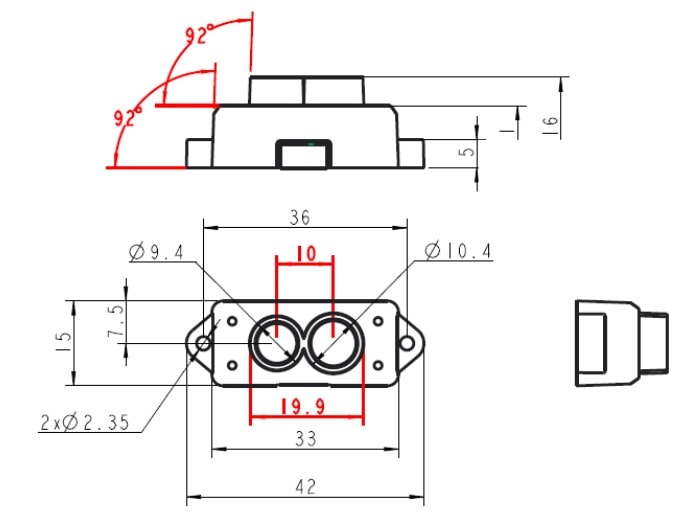 Benewake TFmini S Micro Lidar (12m)