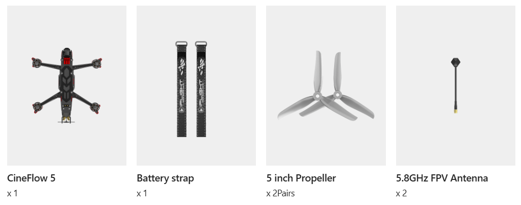 iFlight CineFlow 5 DJI O4 Pro + GPS HD530 BNF