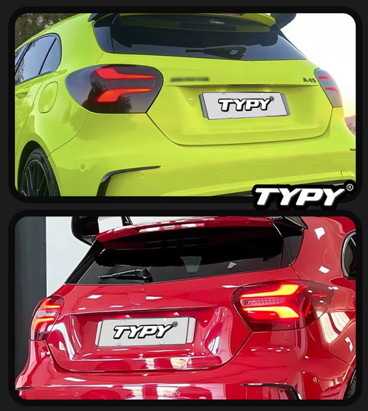 TYPY LED DRL Lightbar Mercedes Benz A-Class W176 Taillight Tail Rear Light 2013-2018 LHD