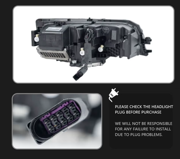 TYPY LED DRL Lightbar Projector Headlights Skoda Octavia Headlights 2018-2021 LHD