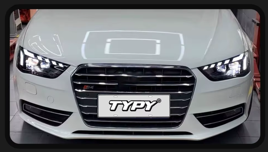 TYPY LED DRL Lightbar Projector Headlights Audi A3 Headlight 2013-2016 LHD