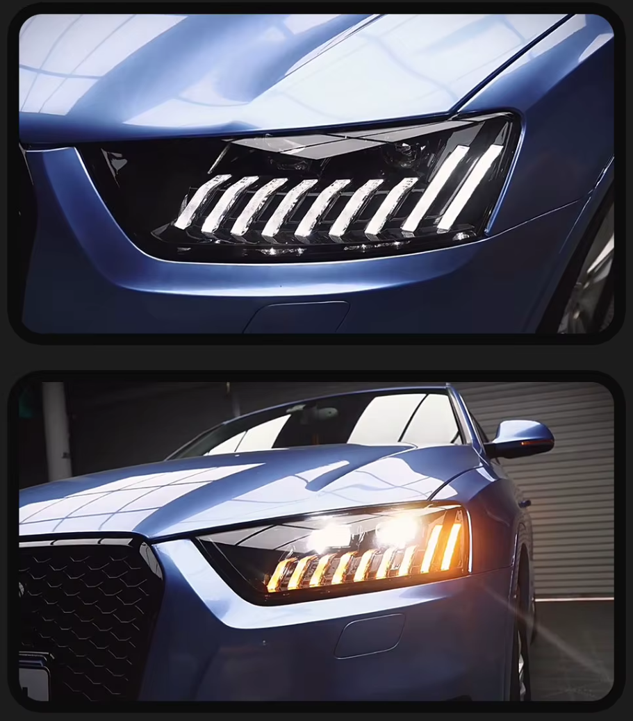 TYPY LED DRL Lightbar Projector Headlights Audi Q3 2013-2018 LHD