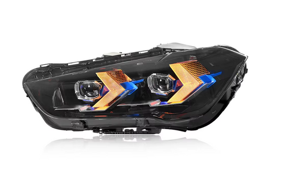 TYPY LED DRL Lightbar Projector Headlights BMW X1 F48 F49 2016-2019 LHD x3 Versions: Xenon / Halogen / LED