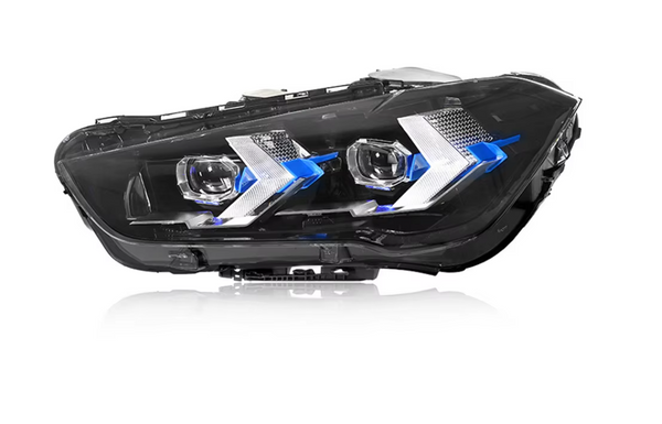 TYPY LED DRL Lightbar Projector Headlights BMW X1 F48 F49 2016-2019 LHD x3 Versions: Xenon / Halogen / LED