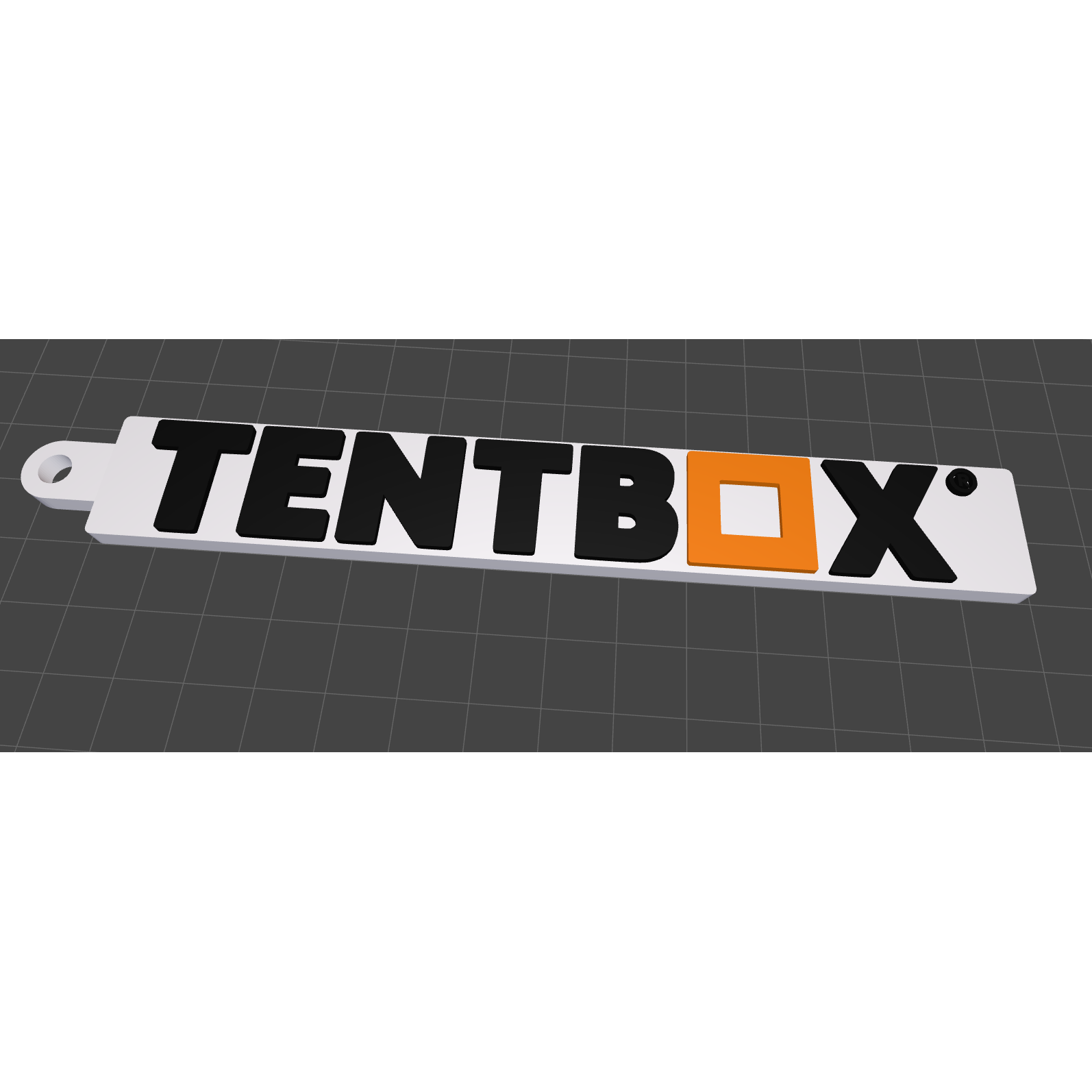 TentBox Mini Logo Keyring – Rugged Charm for Vanlife Fans & Rooftop Campers