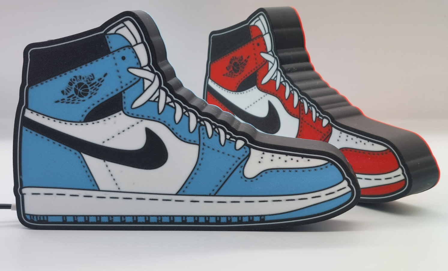 Air Jordan Lightbox – 3D Printed Sneaker Tribute LED Display for Collectors & Fans