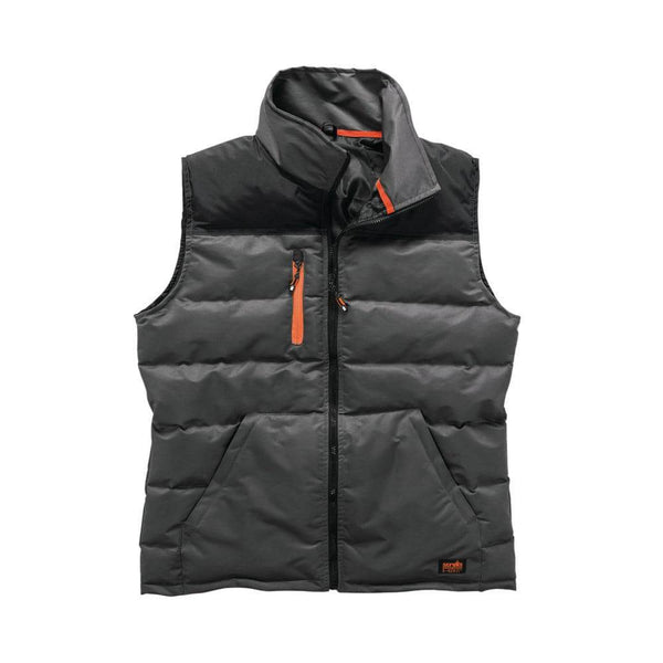 Scruffs Worker Padded Body Warmer Gilet Charcoal