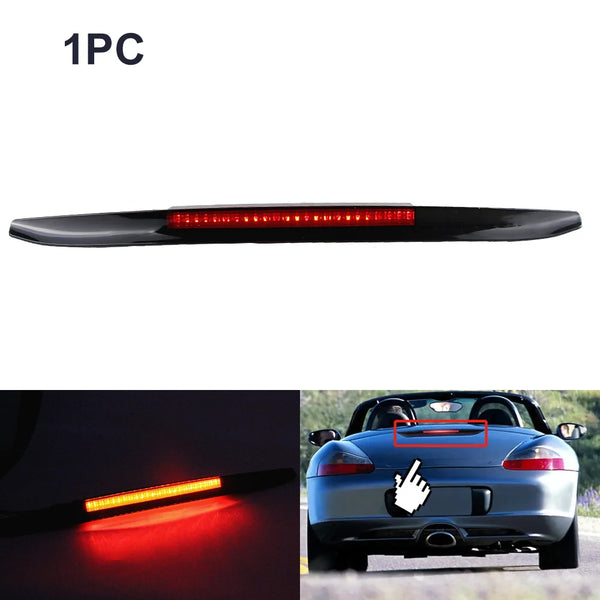 For 1996-2004  Boxster 986 Smoked RED LED Third Brake Light High Mount Stop Lamp OEM:98663105000