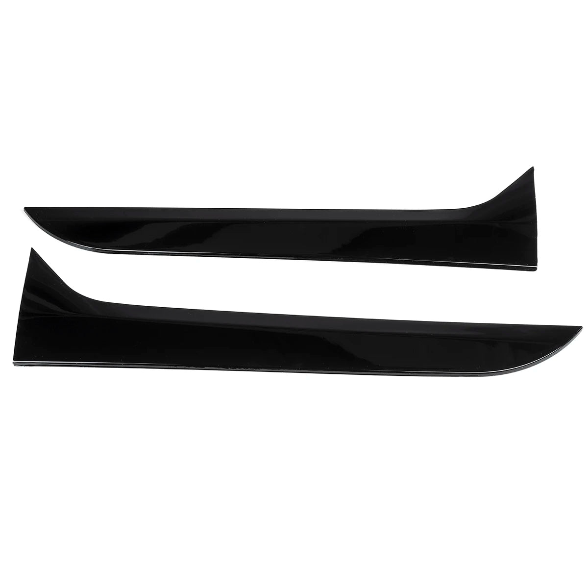 For Volkswagen For VW Tiguan MK1 Glossy Black Car Rear Window Side Spoiler Canard Splitter Trim Spoilers Replacement 2007-2016